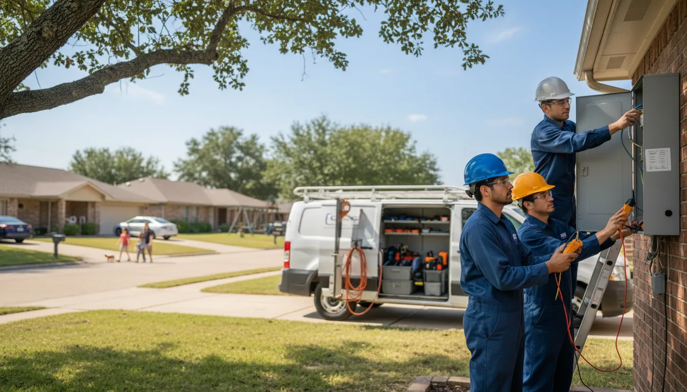 Certified electrician providing emergency electrical services in Toxey, AL